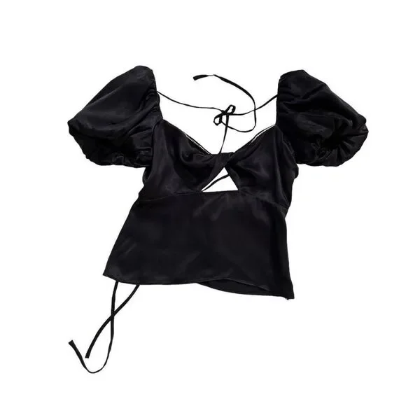 LPA Carmen Top in Black‎ - Picture 4 of 10